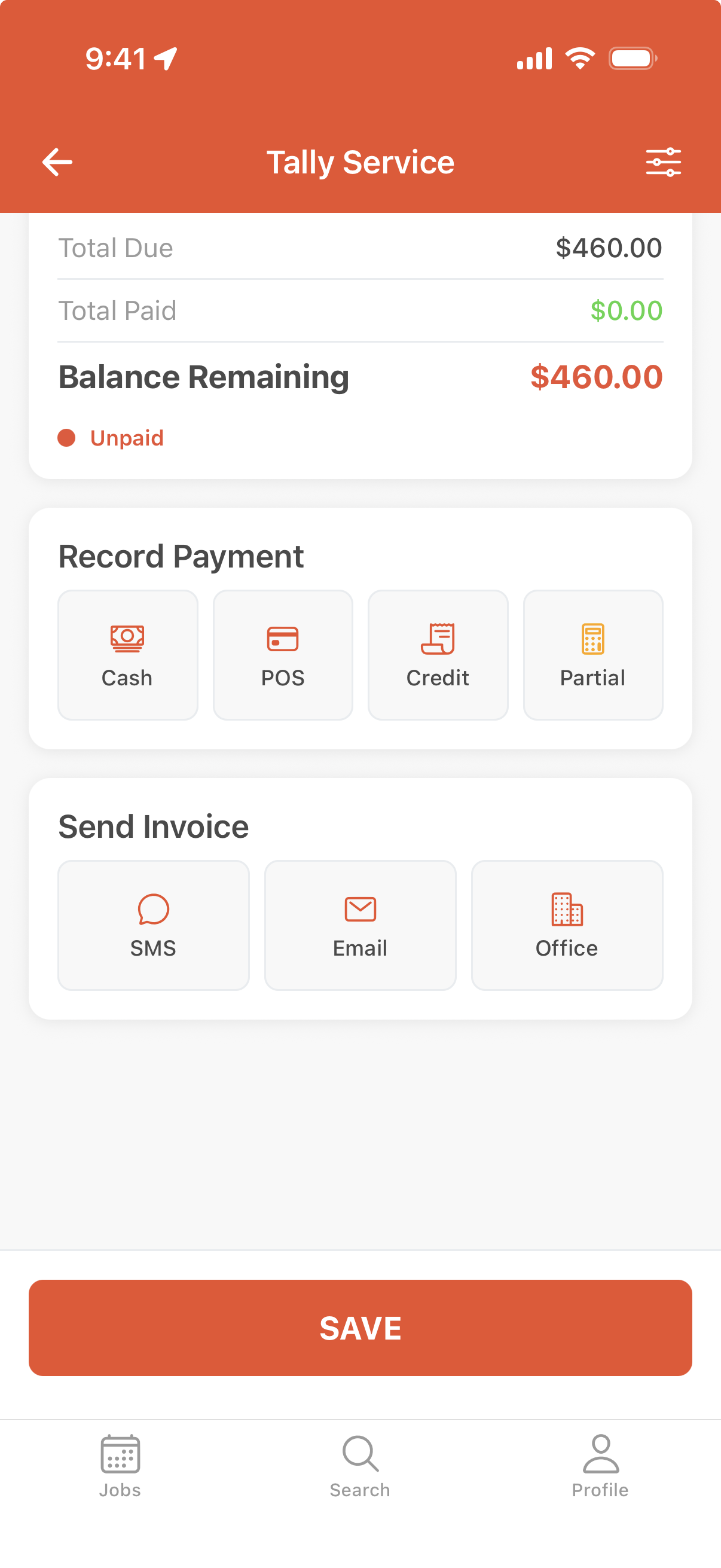 Invoicing and payments on the go